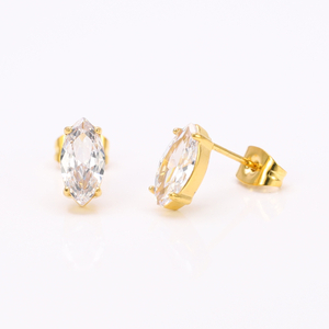 Stainless Steel Marqulse Stud Earring