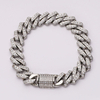 Stainless Steel Iced Out Cuban Chain with 5A Zircon