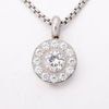 Stainless Steel Minimalis Pendant with 5A Zircon