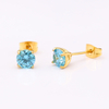 Stainless Steel Round Stud Earring