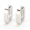 Stainless Steel Geometric Hoop Earrings