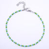 Stainless Steel Enamel Beads Bracelet