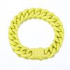 Stainless Steel Baking Paint Flat Cuban Chain