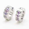 Stainless Steel Silver Round Ear Clip