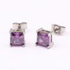 Stainless Steel Square Stud Earring