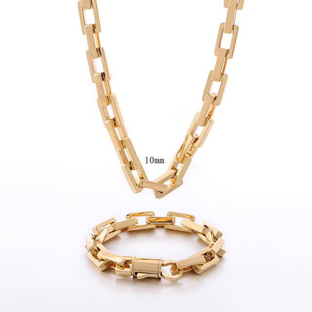 Stainless Steel 10mm Paper Clip Link Chain