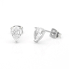 Stainless Steel Pear Stud Earring
