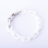 Stainless Steel Paper Clip Link Chain with Single Color Ceramic