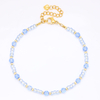 Stainless Steel Crystal Beads Bracelet