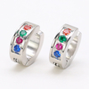 Stainless Steel Silver Round Ear Clip