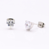 Stainless Steel Stud Earring with Single Holder