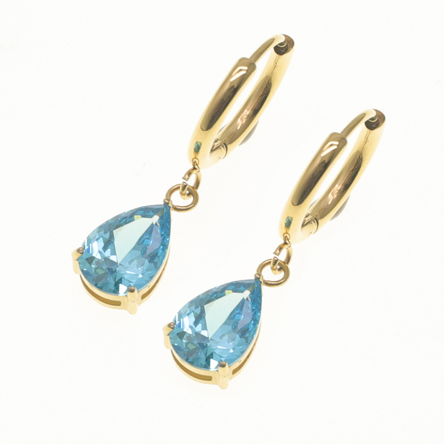 Stainless Steel Water Drop Earring