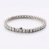 Stainless Steel Tennis Chain WIth All Zirconia