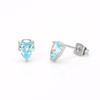 Stainless Steel Pear Stud Earring