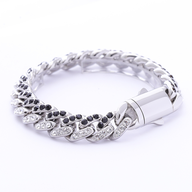Stainless Steel Miami Cuban Chain by Machine Weaving