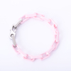 Stainless Steel Paper Clip Link Chain with Single Color Ceramic