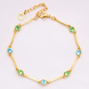 Stainless Steel Adjustable Bracelet with Crystal