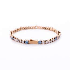 Stainless Steel Tennis Chain With Multiple Sizes Zircon