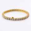 Stainless Steel Tennis Chain WIth All Zirconia