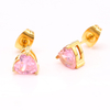 Stainless Steel Heart Stud Earring