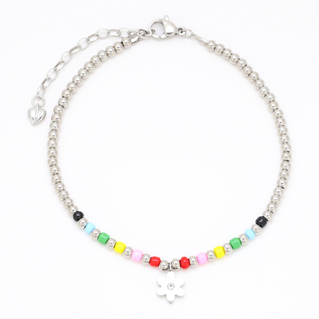 Stainless Steel colorful Beads Bracelet