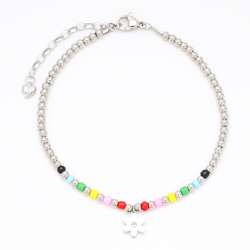 Stainless Steel colorful Beads Bracelet