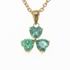 Stainless Steel Heart Pendant with 5A Zircon