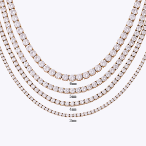 Stainless Steel Hand Make Gold Tennis Chain