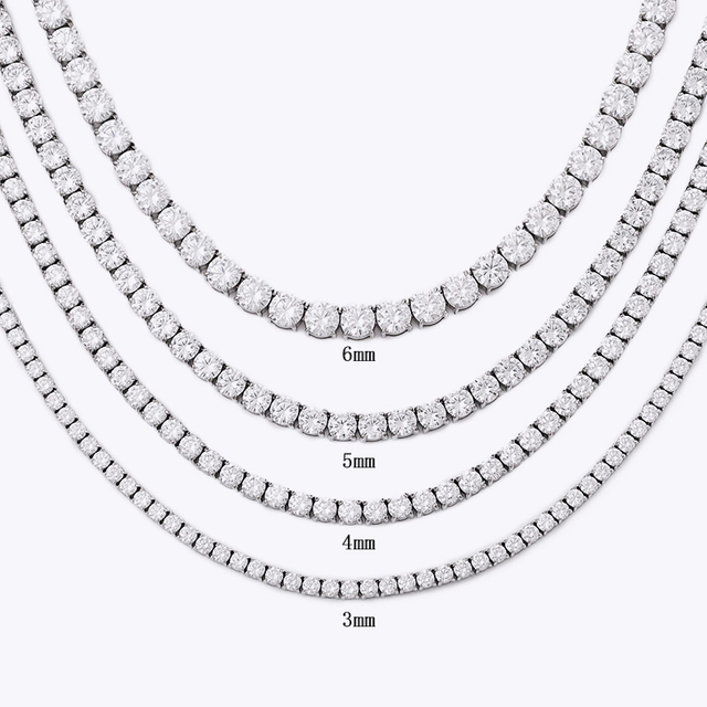 Stainless Steel Hand Make Silver Tennis Chain