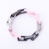 Stainless Steel Paper Clip Link Chain with Two Color Ceramic