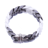 Stainless Steel Ceramic Flat Cuban Chain