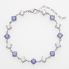 Stainless Steel Adjustable Bracelet With Round 5A Zircon