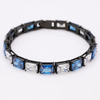 Stainless Steel Tennis Chain With Colorful CZ