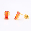 Stainless Steel Rectangle Stud Earring