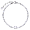 Stainless Steel Adjustable Tennis Bracelet