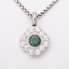 Stainless Steel Minimalis Pendant with 5A Zircon