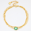 Stainless Steel Double Layer Bracelet with 5A Zircon
