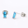 Stainless Steel Rectangle Stud Earring