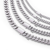 Stainless Steel Cuban Chain with Different Clasp