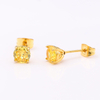 Stainless Steel Round Stud Earring