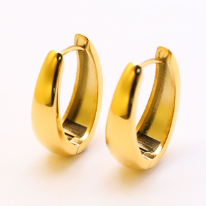 Stainless Steel Classic Hoop Earrings