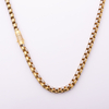Stainless Steel Brushed Box Chain With Polished