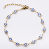 Stainless Steel Round Cubic Zircon Bracelet