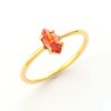 Stainless Steel Delicate Ring with 5A Zircon