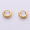 Stainless Steel Flat Circle Hoop Earring