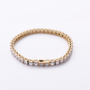 Stainless Steel Tennis Chain With Rectangle Square 5A CZ