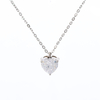 Stainless Steel Pendant Necklace With 5A Zircon