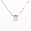 Stainless Steel Pendant Necklace With 5A Zircon